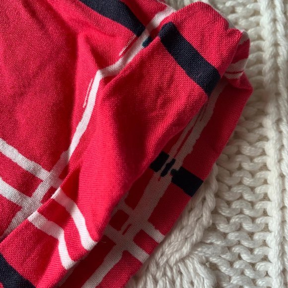 Pink Plaid Patterned Crown and Ivy Blouse - Picture 2 of 4